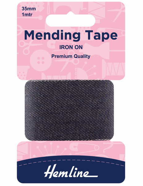 Hemline Iron On Mending Tape 35mm 1Mtr - H698\DEN