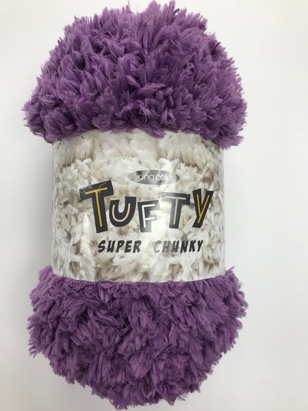 King Cole Tufty Super Chunky Yarn 200g - Aubergine 2795 (Discontinued)