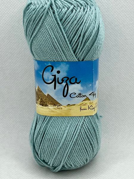 King Cole Giza Cotton 4 Ply Yarn 50g - Glacier 2194 - BoS/Mhd