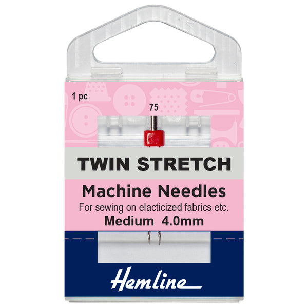 Hemline Sewing Machine Twin Needle Stretch 4mm 75/11 - H112.40