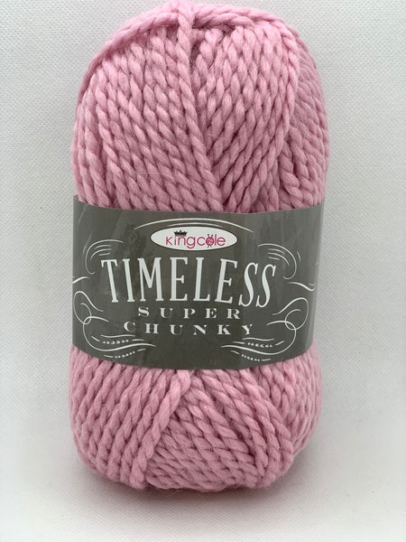 King Cole Timeless Super Chunky Yarn 100g - Rose Petal 4450