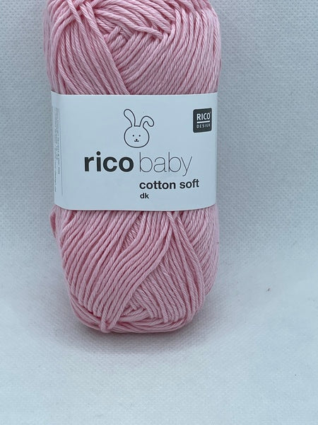 Rico Baby Cotton Soft DK Baby Yarn 50g - Rose 072 (Discontinued)