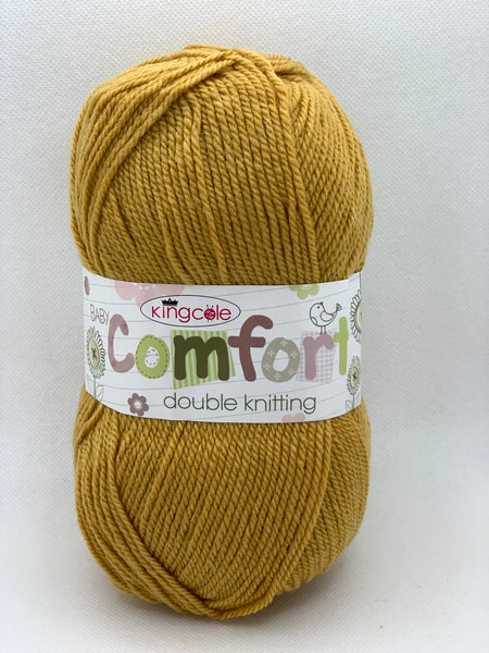 King Cole Comfort Baby DK Baby Yarn 100g - Mustard 3498