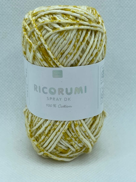 Rico Ricorumi Spray DK Yarn 25g - Yellow 001