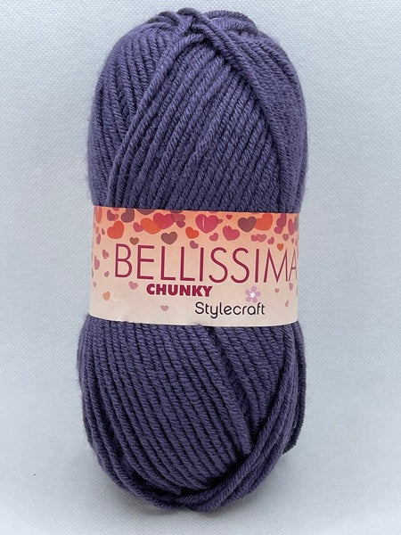 Stylecraft Bellissima Chunky Yarn 100g - Purple Passion 3934