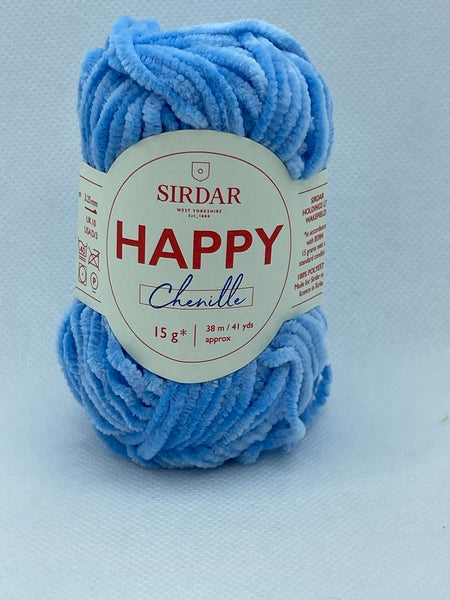 Sirdar Happy Chenille 4 Ply Yarn 15g - Bon Bon 0017