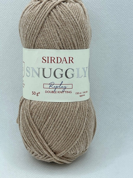 Sirdar Snuggly Replay DK Baby Yarn 50g - Boogie Board Brown 0104