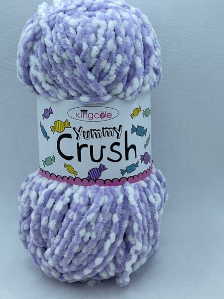 King Cole Yummy Crush Super Chunky Yarn 100g - Parma Violet 4589 (Discontinued)