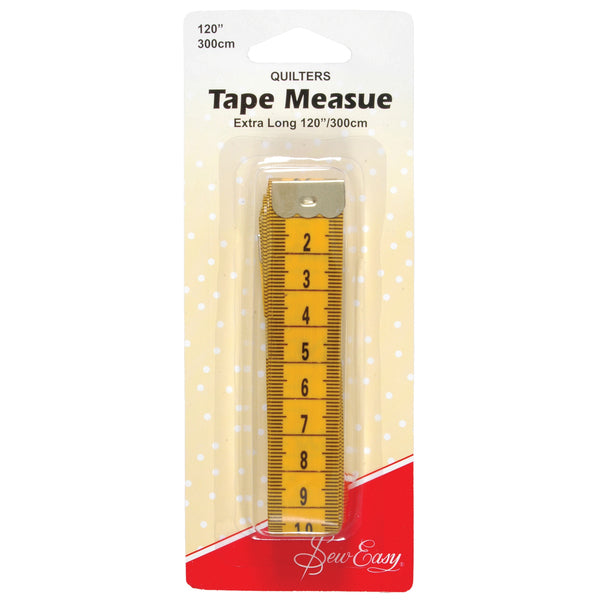 Sew Easy Quilters Tape Measure Extra Long 3m /120” - ER306