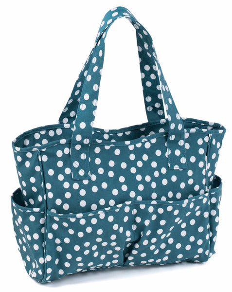 Hobby Gift Craft Bag Teal Spot PVC - MRB\434