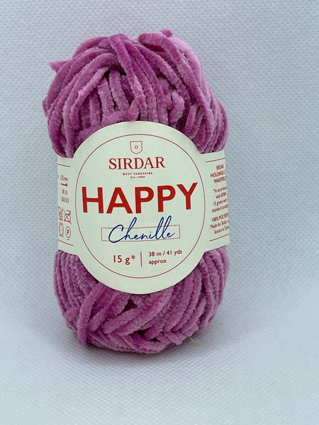 Sirdar Happy Chenille 4 Ply Yarn 15g - Party 0024
