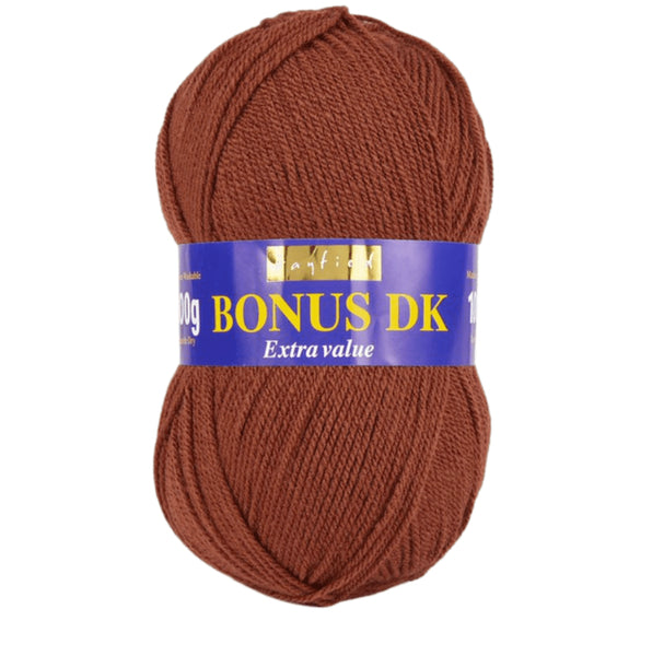 Hayfield Bonus DK Yarn 100g - Mahogany 0563