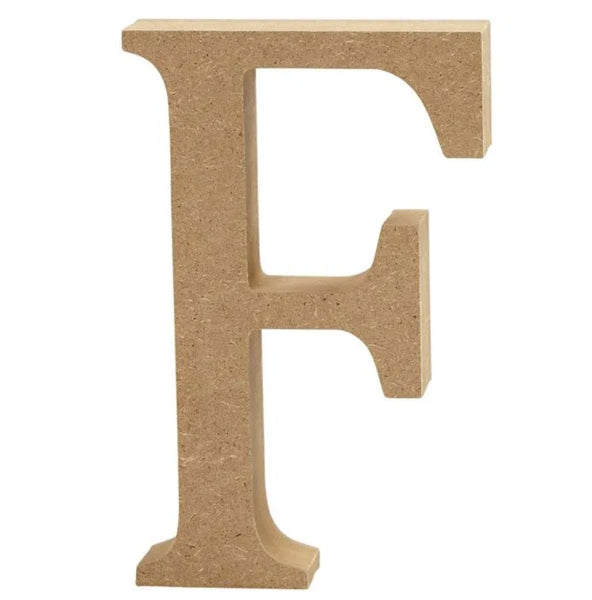 Letter F 13cm MDF