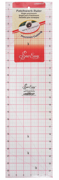 Sew Easy Patchwork Ruler 24 x 6.5” - NL4188