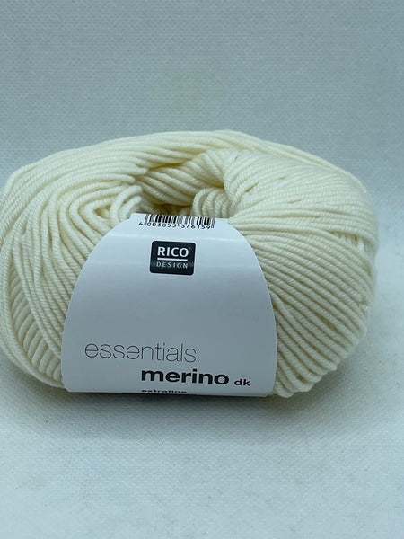 Rico Essentials Merino DK Yarn 50g - Natural 60