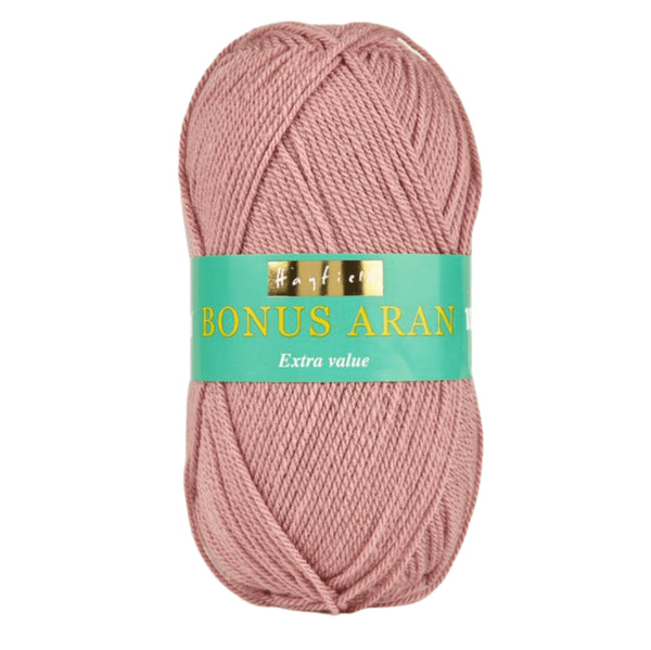 Hayfield Bonus Aran Yarn 100g - Dusky Pink 0573