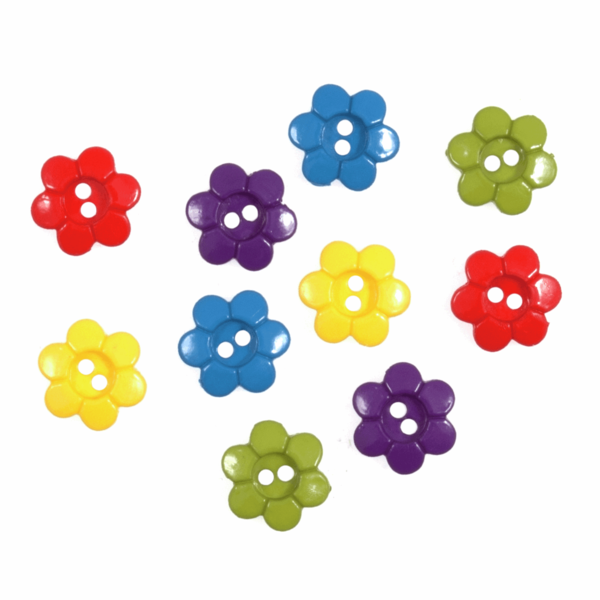 Trimits Buttons - Petal Flowers