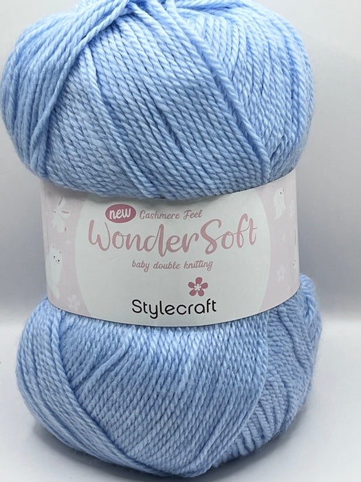 Stylecraft Wondersoft DK Cashmere Feel Baby Yarn - Blue 7211