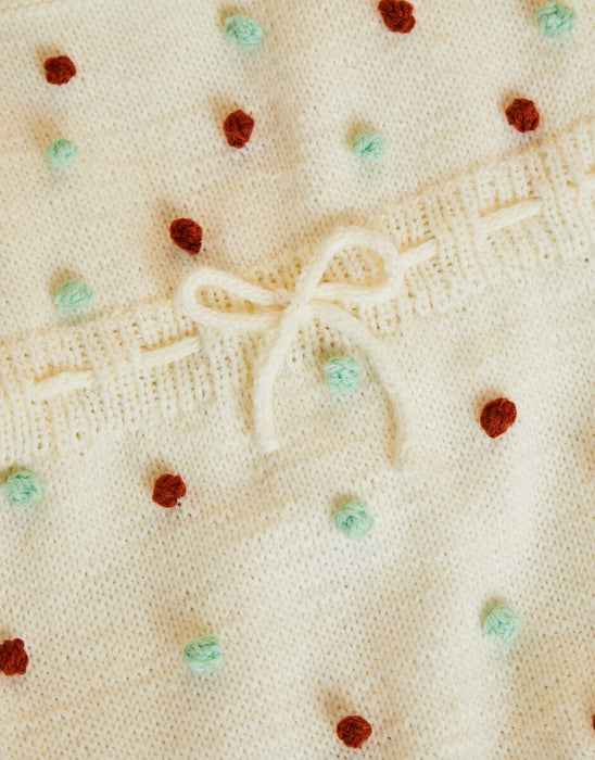 Knitting Pattern Sirdar Baby Spotty Dotty Romper In Snuggly 4 Ply - 5514
