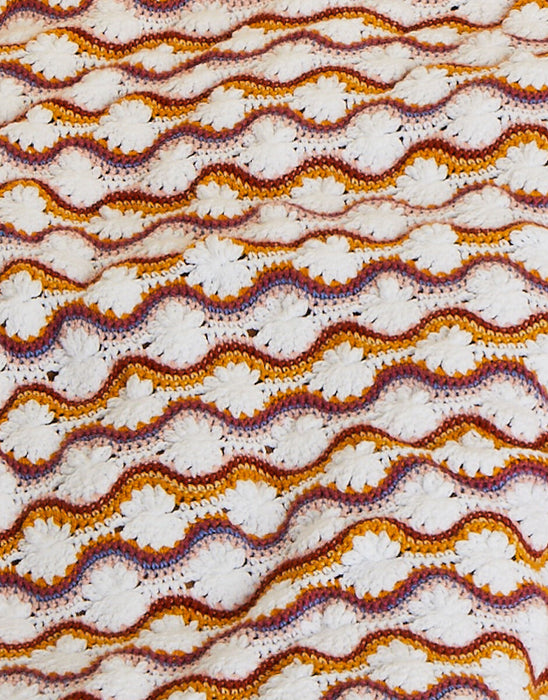 Crochet Pattern Sirdar Baby Flower Power Blanket in Snuggly 4 Ply - 5516