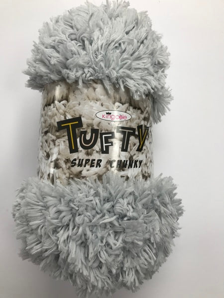 King Cole Tufty Super Chunky Yarn 200g - Grey 2799