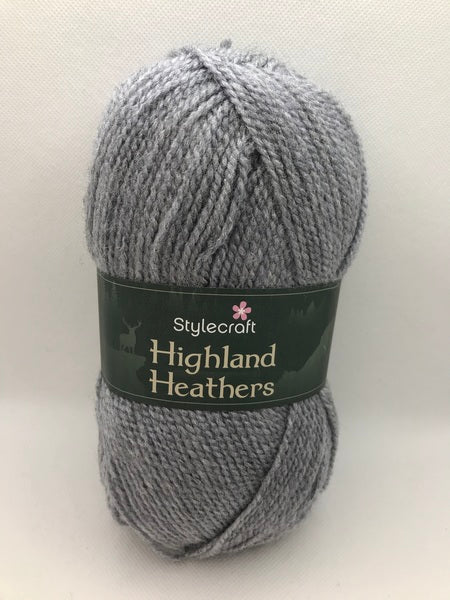 Stylecraft Highland Heathers DK Yarn 100g - Shale 3749