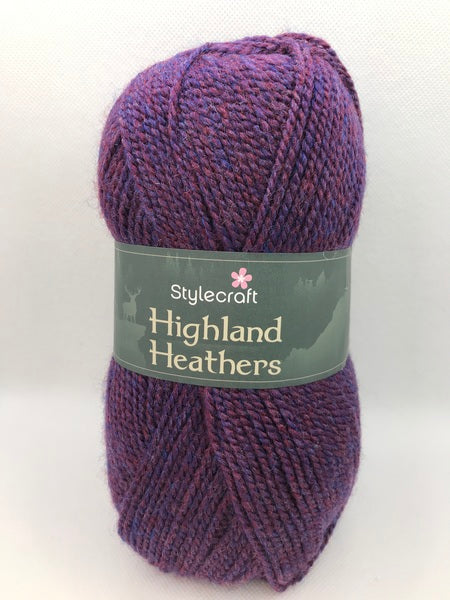 Stylecraft Highland Heathers DK Yarn 100g - Thistle 3748