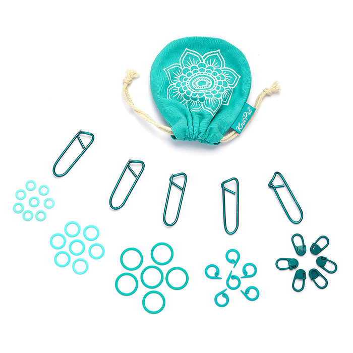 KnitPro The Mindful Collection Stitch Markers The Mindful Markers Mega Pack of 100 - KP36633