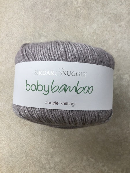 Sirdar Snuggly Baby Bamboo DK Baby Yarn 50g - Warm Grey 170 (Discontinued)