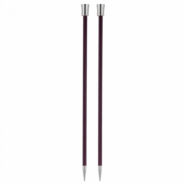 KnitPro Zing Single Pointed Knitting Needles 6.00mm 35cm 47303